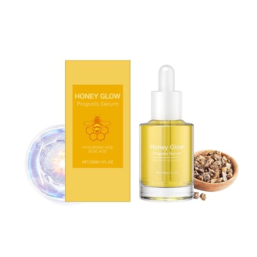 Honey Glow Propolis Serum - with Niacinamide for Hydration, Anti-Aging and Soothing Sensitive Skin...