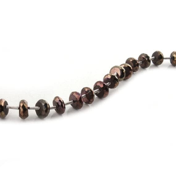 Spinel noir perles enfilage pour bijoux d'automne faits main au quotidien SB1754