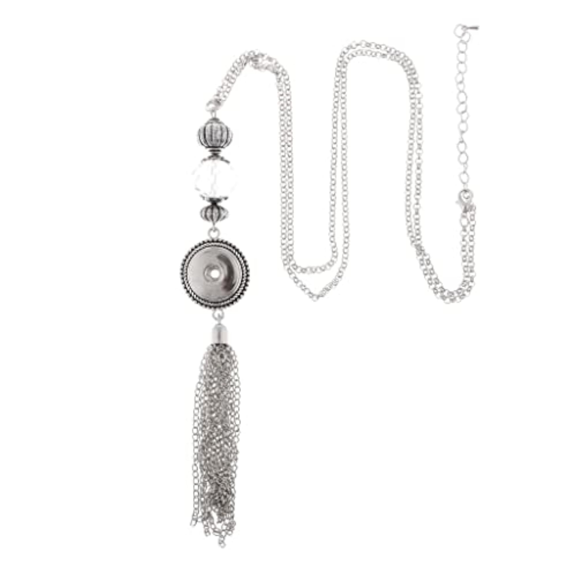 Snap on Necklace with Pendant for Charms