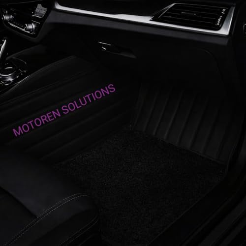 Image of 10D Premium Leatherette Car Foot Mat for Nissan xtrail 7seater 2024 onw| Luxurious & Elegant Look | 100% Waterproof and Dust Proof | Custom Fitted 10D Car Floor Tray Mat -Full Black
