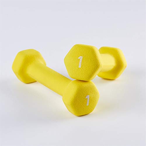 Cast Iron Hex Dumbbell for Child Women and Men,Dumbbells Weight Set, Available 1LB-10LB