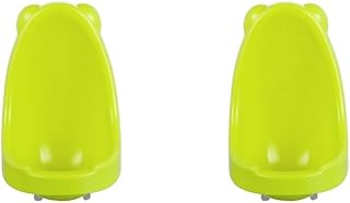 Juego de 2 orinales colgantes para bebé, entrenamiento duradero y suave para niños pequeños, color amarillo