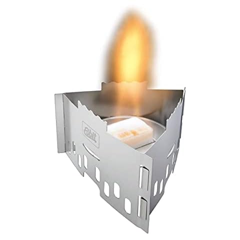 Esbit Ultralight Folding Stainless Steel Pot Stand with Tray for Alcohol or Solid Fuel Stoves Cover