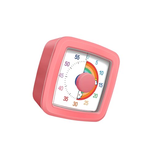 視覚学習タイマー子供のための時間管理スキル開発虹時計バッテリーリリースデザイン子供のための機械式時間マネージャー