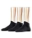 Produktbild ESPRIT Damen Solid 3-Pack W SN Hausschuh-Socken, Schwarz (Black 3000), 36-41 (3er Pack)