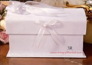 Beverly ClarkBeverly Clark 3R Money Box - 2008 Design - 11. 25 X 5. 5 H X 7. 5 Inch D- White