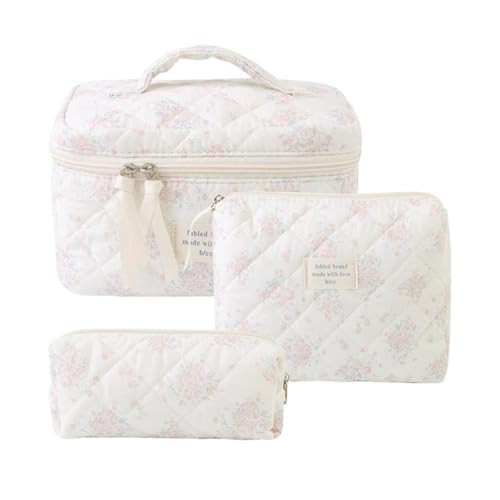 Trousse de maquillage en coton pour protéger et trier vos produits de toilette