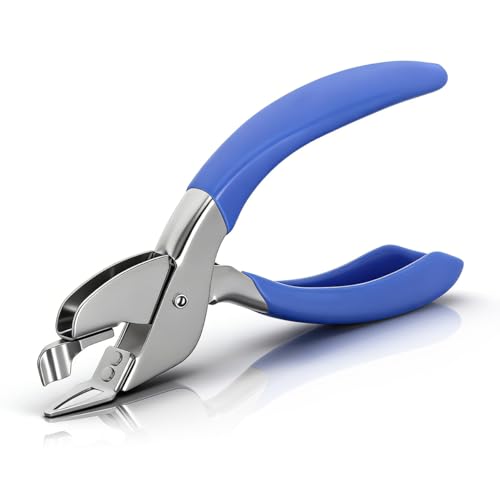 Veemoon Office Stapler Remover Handheld Tool Blue Staple Removal Clip for Office and School Use Quick and Safe Staple Extraction Without Damage