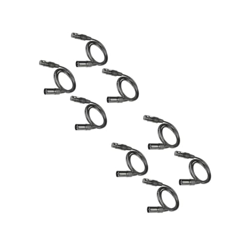 Câble DMX XLR mâle femelle pack de 8 pièces Vaguelly cordon liaison contrôleur dmx