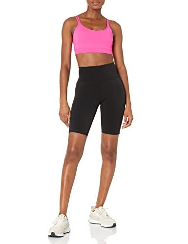 Image of Amazon Essentials Women's Comfy Padded Sports Bra, Active Sculpt Strappy Back, Removable Pads, Moisture Wicking
