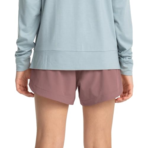 Free Fly Girls Pull-On Breeze Short - UPF 50+ Sun Protection Moisture-Wicking Girls Athletic Shorts, Sizes 7-16 Activewear3