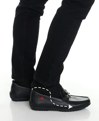 Image of Marc Joseph New York Men's Casual Hands Free Slip on Buckle Loafers
