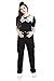 Produktbild Hell Bunny Carpenter Denim Jeans 40er Jahre 50er Jahre Vintage Retro Rockabilly Hose - Schwarz (2XL - DE 44)