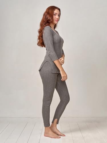 Lux Inferno Ladies 3/4 Thermal Top and Lower Set - Image 3