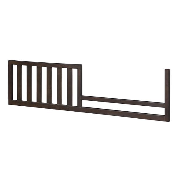 Image of Toddler Bed Safety Guard Rail for Dolce Babi Convertible Cribs - Solid Wood Rail for Convertible Crib to Toddler Bed Conversion - Safety Bed Rail for Children (Mineral Grey)