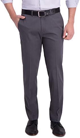 Flat Front Flex Waist Casual Pant 