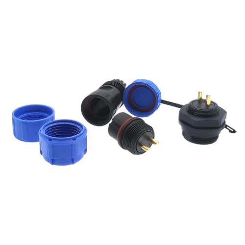 Conectores Sp17 de 9 pines impermeables IP68 con fijación trasera 5