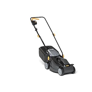 Alpina Rasaerba Elettrico BL 320 E, Larghezza Taglio 32 cm, Motore da 1000 W, fino a 300 m², Altezza di Taglio Regolabile in 3 Posizioni, Sacco di Raccolta da 25 l