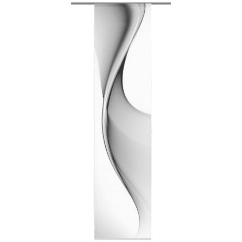Panel japonés Home Fashion Bristol gris y blanco Cover
