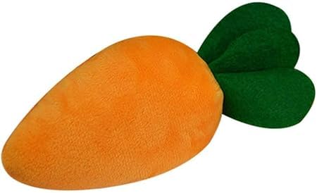 Wyjuan 1Pc Soft Dog Toys Cute Carrot Plush Chew Squeaker Sound Pet Puppy Supplies Plush Dog and Cat Toys with Multi Squeaks Squeak Toys - Image 2