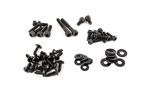 Vis de carénage STR8 acier, noir pour MBK Booster Rocket/Yamaha BW's