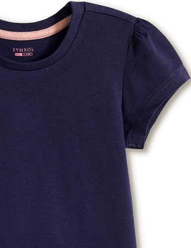 Image of Amazon Brand - Symbol Girls 100% Cotton Solid Half Sleeves T-Shirt | Regular Fit | Age 2-14 Years (Pack of 2)
