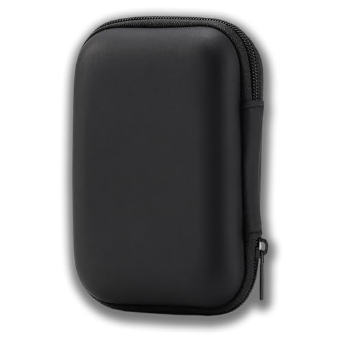 Tasche Für Externe Festplatten, 1 Stück Schwarz Kabeltasche, Elektronische Tasche, Festplatten Tasche，Elektronik Tasche Organizer, Universal Reisekabel Tasche, Für Handy Ladegerät, Ladekabe