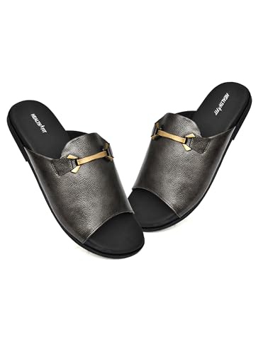 Image of HEALTH FIT Extra Soft Comfortable Traditional Ethnic Chappal /Slippers Wedding & Festive Sliders for Gents /Boys Lightweight flexible TPR sole & Easy-to-wear slip-on design cushioned for Men HF7017