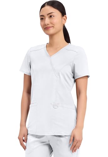 Cherokee womens Mock Wrap Top Mock Wrap Top (pack of 1)