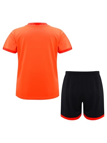 Kids Sport Shorts Sets Boys Football Sports Uniform Soccer Jersey T-shirt With Shorts Set Training Suits