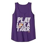Kelloggs Tony spielt wie EIN Tiger Football Frosted Flakes Tank Top, Damen, Violett, S
