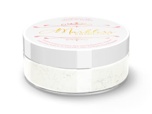 MARBLERS Fine Synthetic Mica Powder [Gleam White] 0.11oz (3g) |