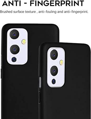 Image of Mobile Back Cover Case for Oneplus 9 | One Plus 9 | 1+9 (Silicone Case|CameraProtection|Black SC1510)