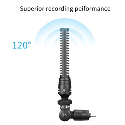 Image of Saramonic SmartMic5 UC Unidirectional Micro-Shotgun Mic w /USB-C for iPhone 15, Android Devices & Newer iPads