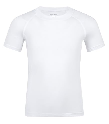 Boy Girls Compression Shirt Short Sleeve Youth Basketball Undershirt Kids Quick Dry Athletic Base Layer T-Shirt