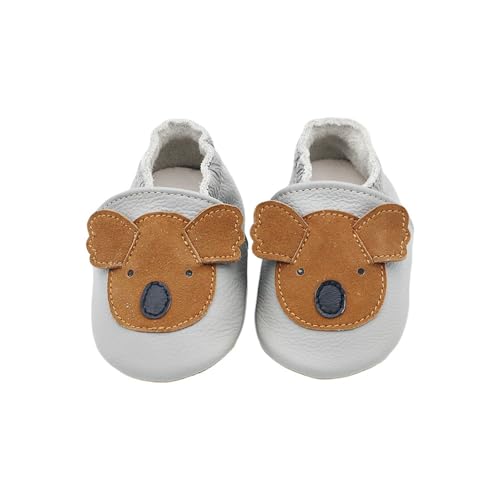Baby Moccasins Slippers Infant Boys Girls Cute Animal Graphic Soft Leather Shoes Cozy Slip On First Walking Shoes2