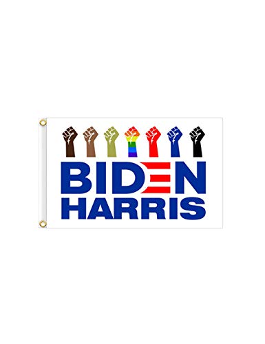 HomShional Biden Harris Flag Biden Flag Kamala Harris 3x5 Feet Together We Rise Flag Build Back Better Vivid Color and UV Fade Resistant Joe Biden Yard Sign Outdoor Garden Flag with Brass Grommets