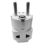 LMJI Adaptador de Enchufe estándar de la UE Convertidor de