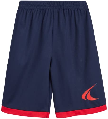 Tko Boys' 6-Pack Mesh Active Athletic Performance Dry Fit Basketball Shorts (8-16), Size 10-12, Geometric Assortment #TOP4