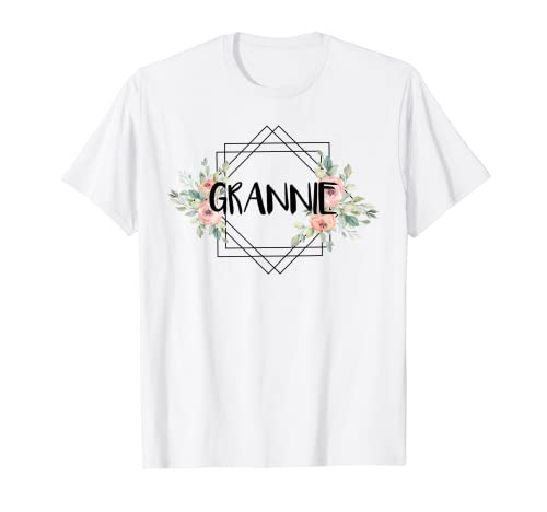 Regalo para el estilo floral de la abuela Camiseta