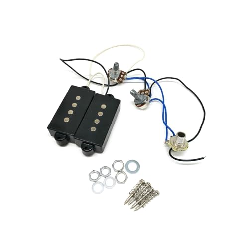 Faisceau de câblage pour basse 4 cordes avec micro de rechange P Bass humbucker