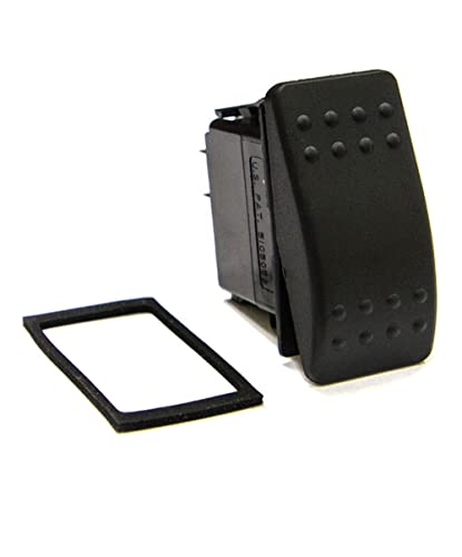 Sierra International RK19410-1 Weather Resistant Off-Mom On SPST Contura II Rocker Switch