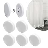 WaterLuu 12Pcs Strong Magnetic Shower Curtain Weights, Waterproof Heavy Duty Magnets, Prevent Curtai