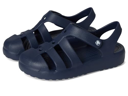 Crocs Classic Fisherman K, Sandalias Unisex niños, Navy, 30/31 EU