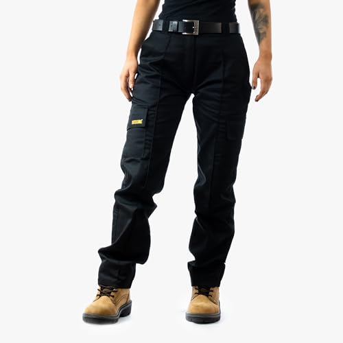 SITE KING Ladies Cargo Combat Work Trousers
