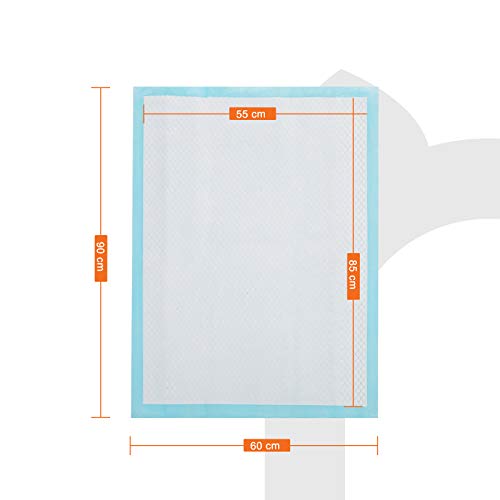 Feandrea Puppy Pads, Welpen-Unterlage, 60 x 90 cm, 100 Stück – Ansicht 2