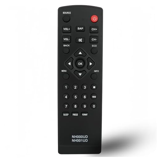 Universal Replaced Remote Control NH000UD NH001UD for Emerson Sylvania TV CLC320EM2F, CLC401EM2F, LC190EM1, LC190EM2, LC220EM1, LC220EM2, LC260EM1, LC260EM2 LC260EM2A,  LC320EM2, RLC320EM