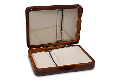 GEWA Reed Case Baritone Saxophone with 6 Reeds Painted Red Brown