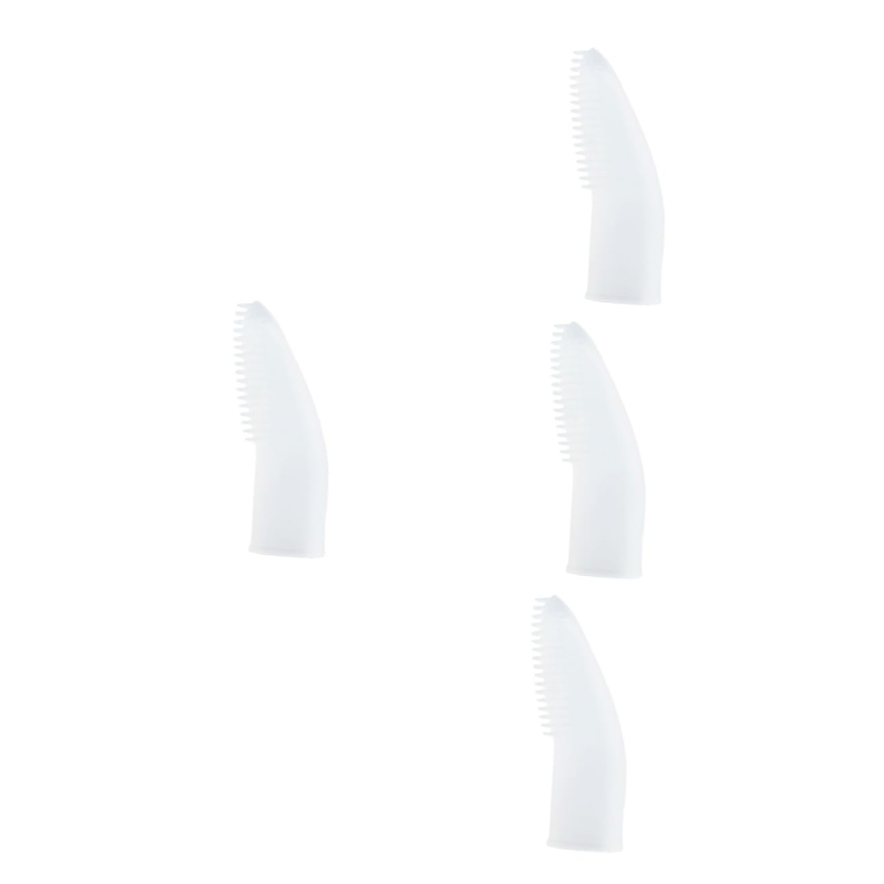 BESPORTBLE 4 Pièces nettoyage brosse à dents brosses à dents pour chiens soins bucco-dentaires pour chiots brossette brosse à dents pour animal de compagnie animaux outil
