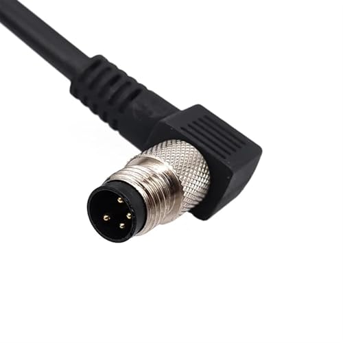 Cable conector M8 para reparar sensores industriales, conector macho de 3 pines y cable de 2 metros 5